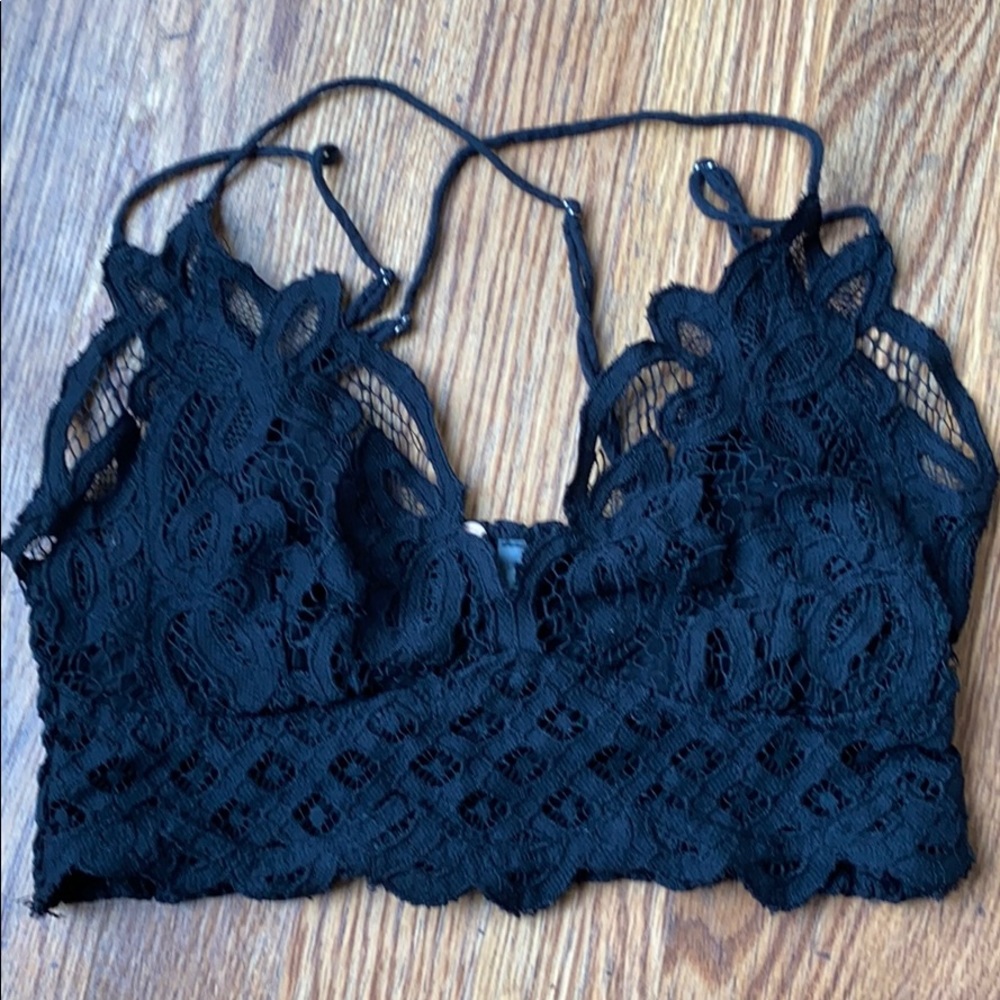 Free people large bralette in black